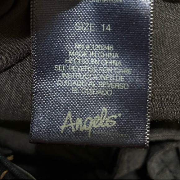 Angels Skinny jeans, dark wash. Size 14 - Picture 2 of 3